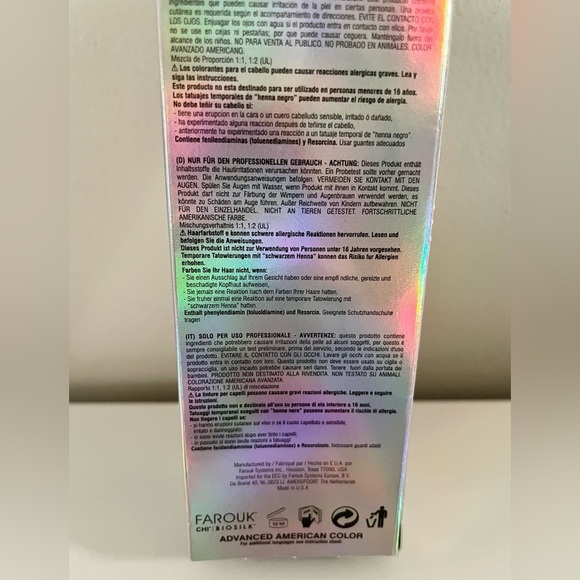 CHI Ionic Permanent Shine Hair Color 7RV Extra Light Red Violet 3 oz - Picture 8 of 12